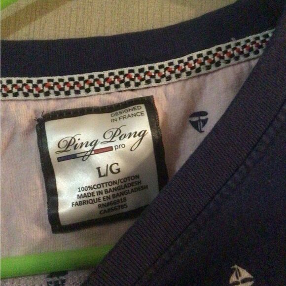 Vintage Ping Pong Mens Large Shirt - Picture 7 of 9